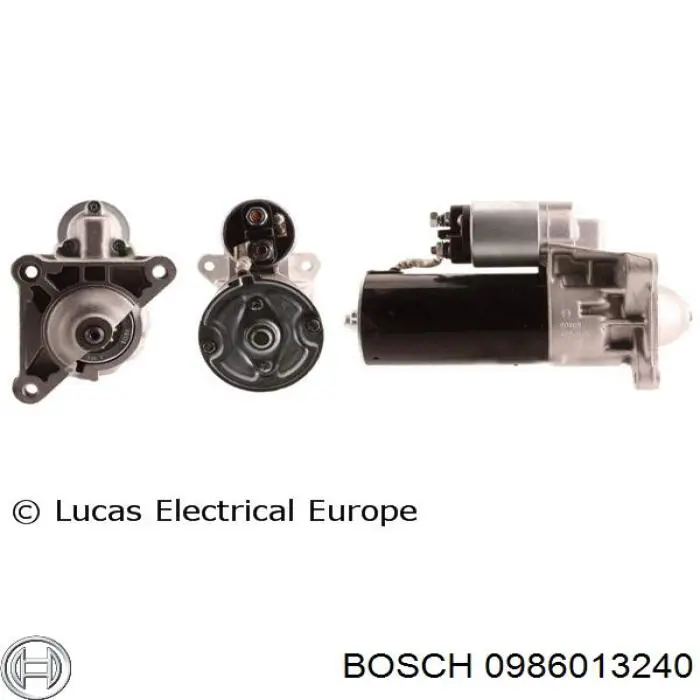 Compre 0986013240 Bosch Motor de arranco