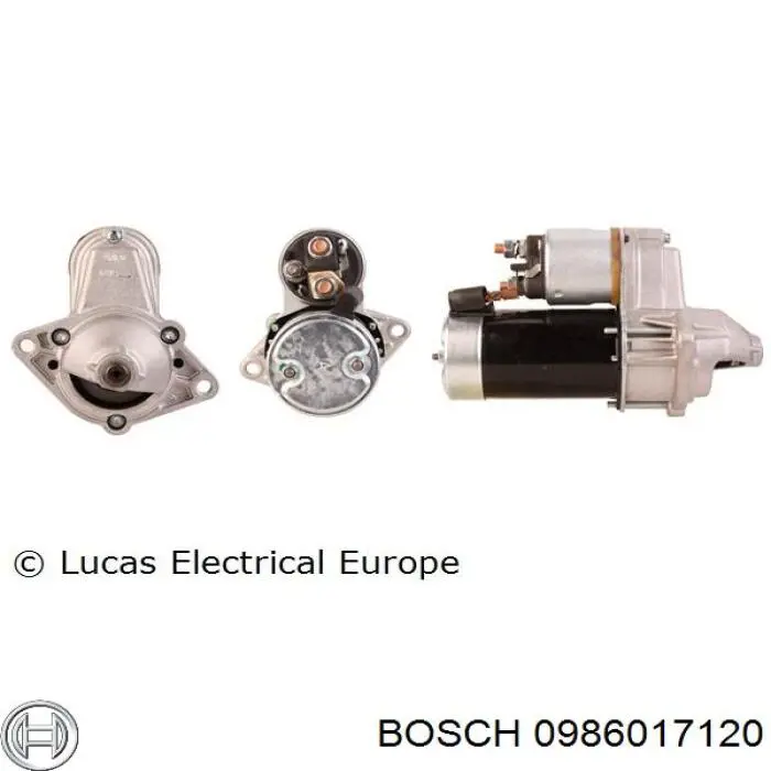 Compre 0986017120 Bosch Motor de arranco