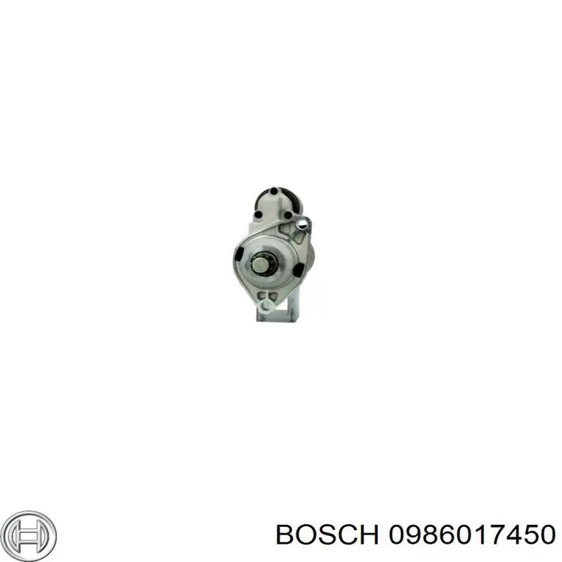 Motor de arranco 0986017450 Bosch