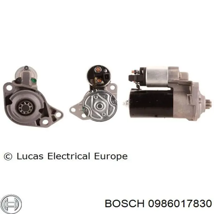 Motor de arranco Bosch 0986017830 preço, a partir de 114,43 USD