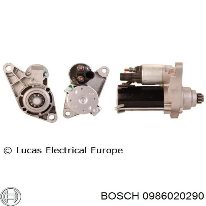 Compre 0986020290 Bosch Motor de arranco
