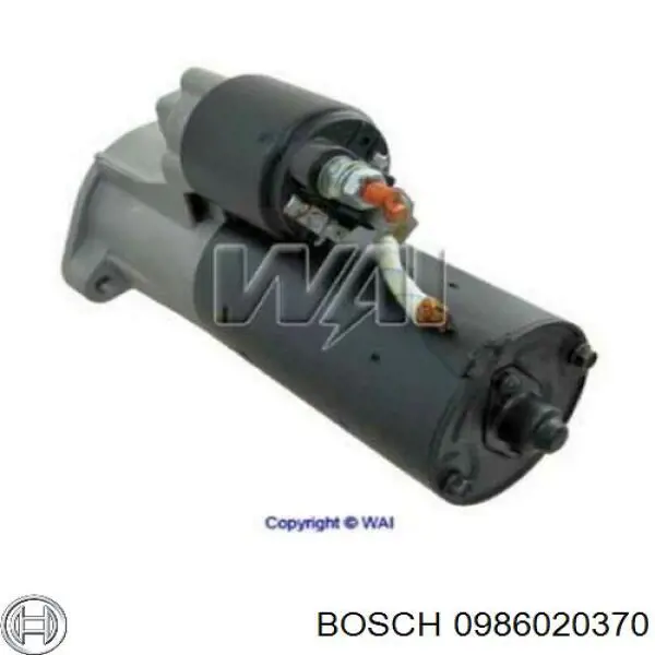 Compre 0986020370 Bosch Motor de arranco