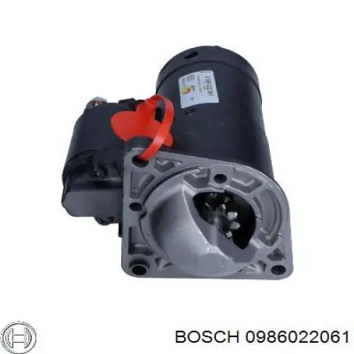 Motor de arranco 0986022061 Bosch