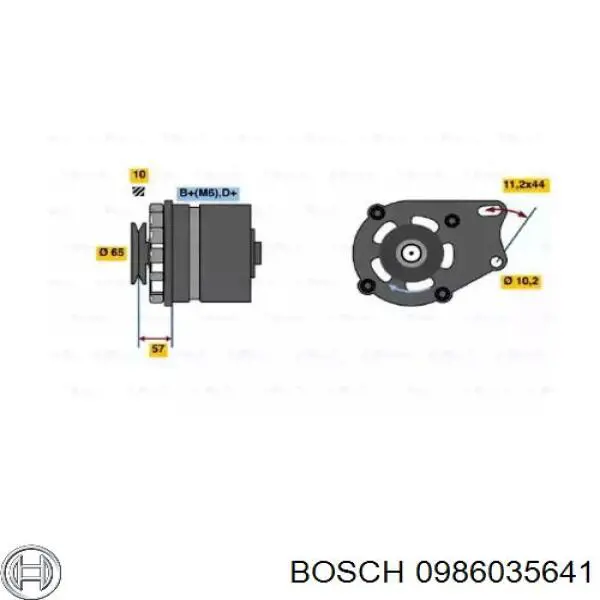 Compre 0986035641 Bosch Gerador