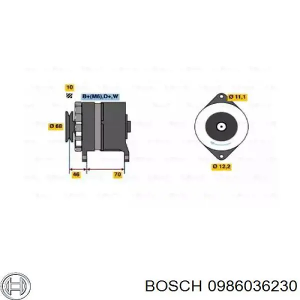 Compre 0120488195 Bosch Gerador
