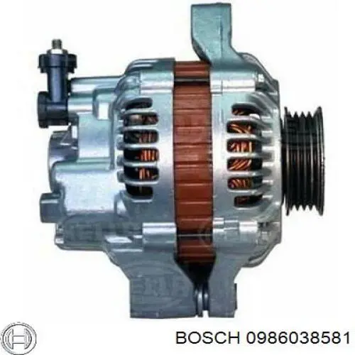 Gerador 0986038581 Bosch