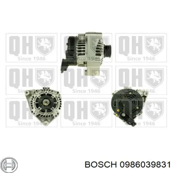 Gerador 0986039831 Bosch