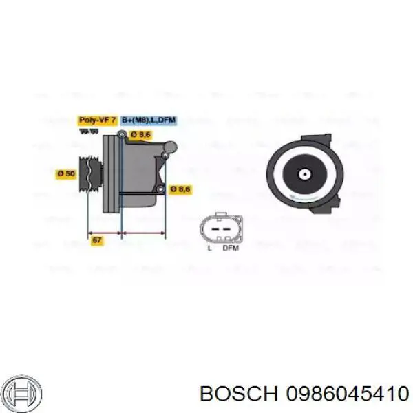 Compre 0986045410 Bosch Gerador