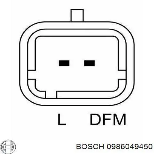 Gerador Bosch 0986049450