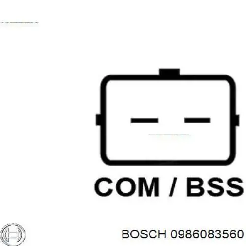 Gerador Bosch 0986083560 preço, a partir de 320,29 USD
