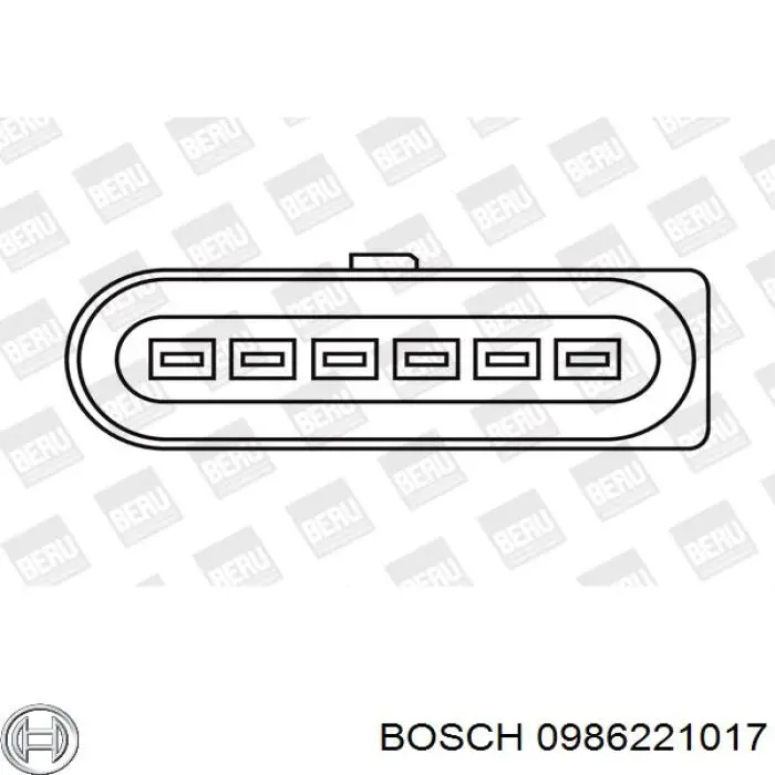 Compre 0986221017 Bosch Bobina de ignição