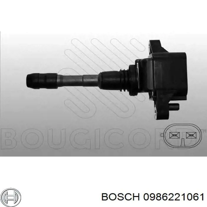 Bobina de ignição Bosch 0986221061 preço, a partir de 41,41 USD