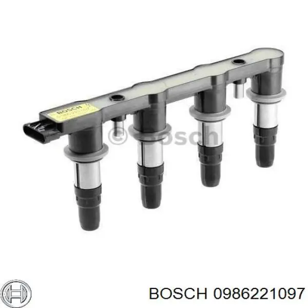 Compre 0986221097 Bosch Bobina de ignição