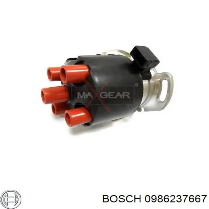 Distribuidor de ignição (distribuidor) 0986237667 Bosch