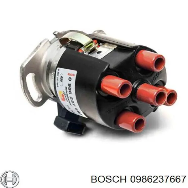 0986237667 Bosch Distribuidor de ignição (distribuidor)