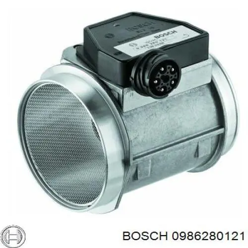 Sensor de fluxo (consumo) de ar, medidor de consumo M.A.F. - (Mass Airflow) Bosch 0986280121 preço, a partir de 93,47 USD