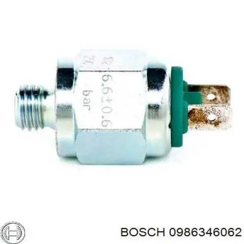 986346062 Bosch Sensor de pressão de fluido de freio