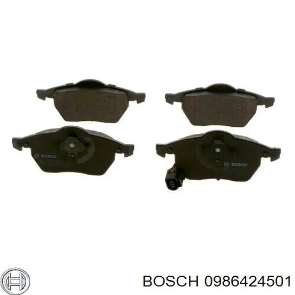 Sapatas do freio dianteiras de disco Bosch 0986424501 preço, a partir de 34,27 USD