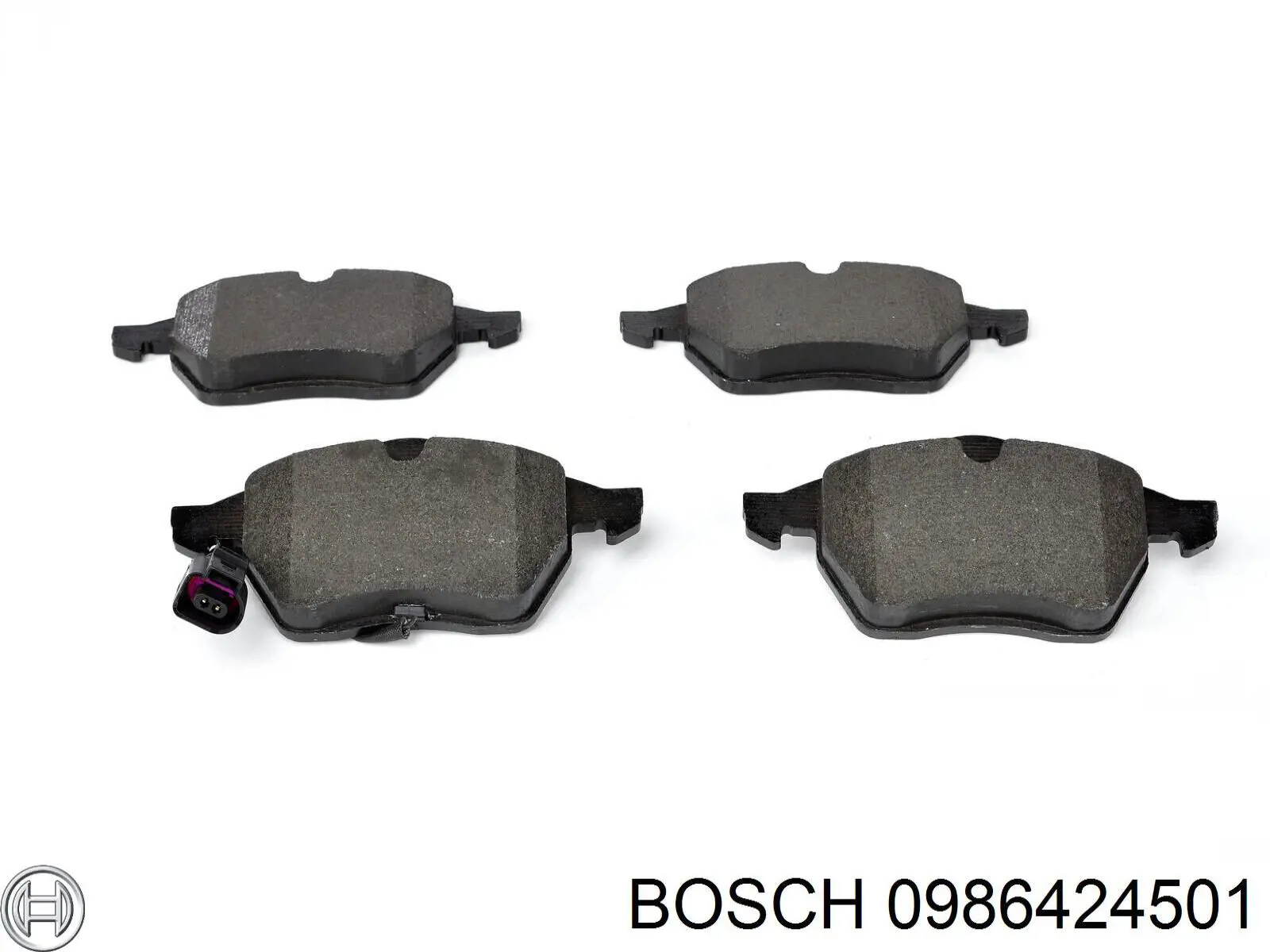 Sapatas do freio dianteiras de disco 0986424501 Bosch