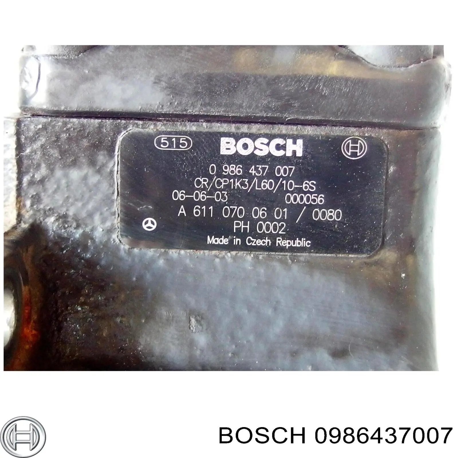 Bomba de combustível de pressão alta Bosch 0986437007 preço, a partir de 390,80 USD