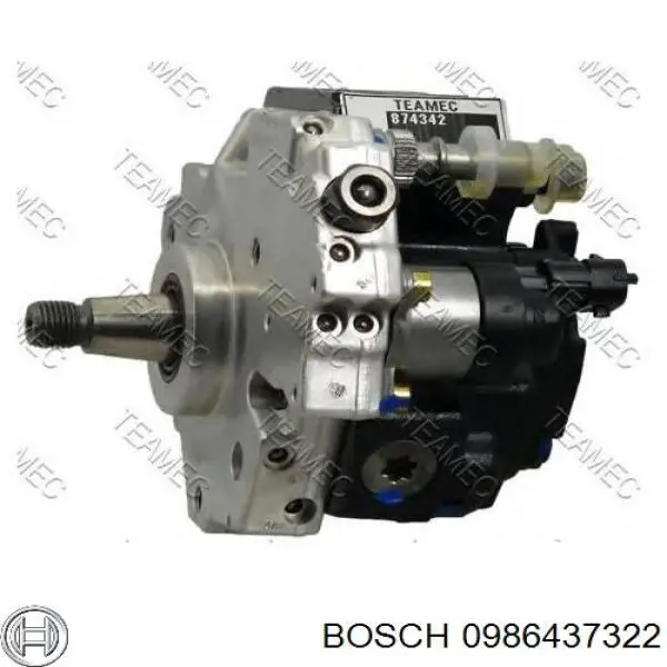 0986437322 Bosch Bomba de combustível de pressão alta