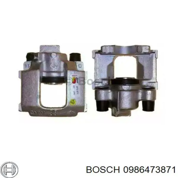 Compre 0986473871 Bosch Suporte do freio traseiro esquerdo