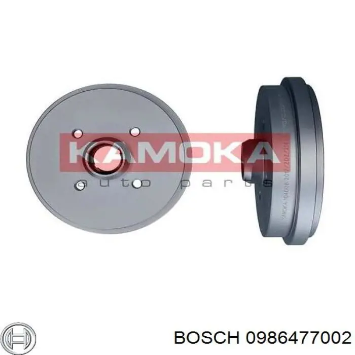 Compre 0986477002 Bosch Tambor do freio traseiro