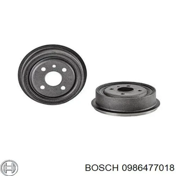 Compre 0986477018 Bosch Tambor do freio traseiro