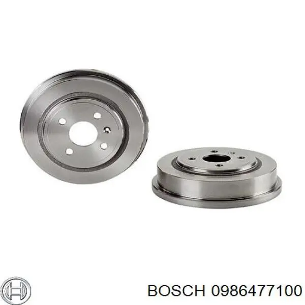 Compre 0986477100 Bosch Tambor do freio traseiro
