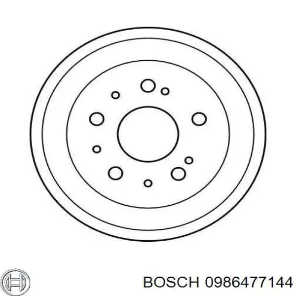 Compre 0986477144 Bosch Tambor do freio traseiro