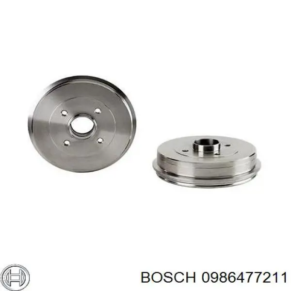 Compre 0986477211 Bosch Tambor do freio traseiro