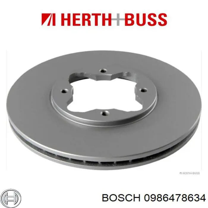 Compre 0986478634 Bosch Disco do freio dianteiro