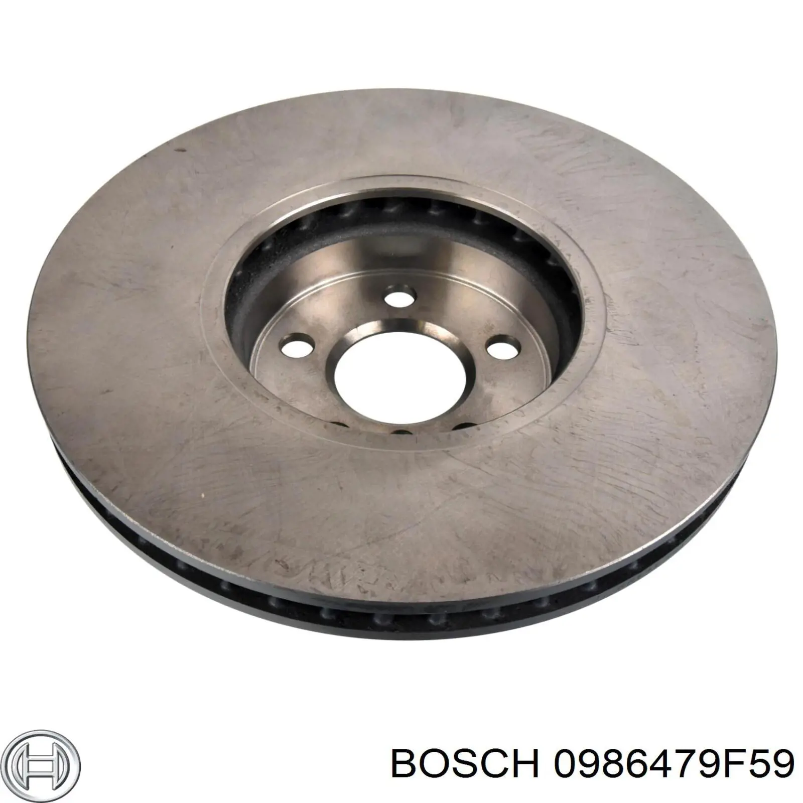 0986479F59 Bosch Disco do freio dianteiro