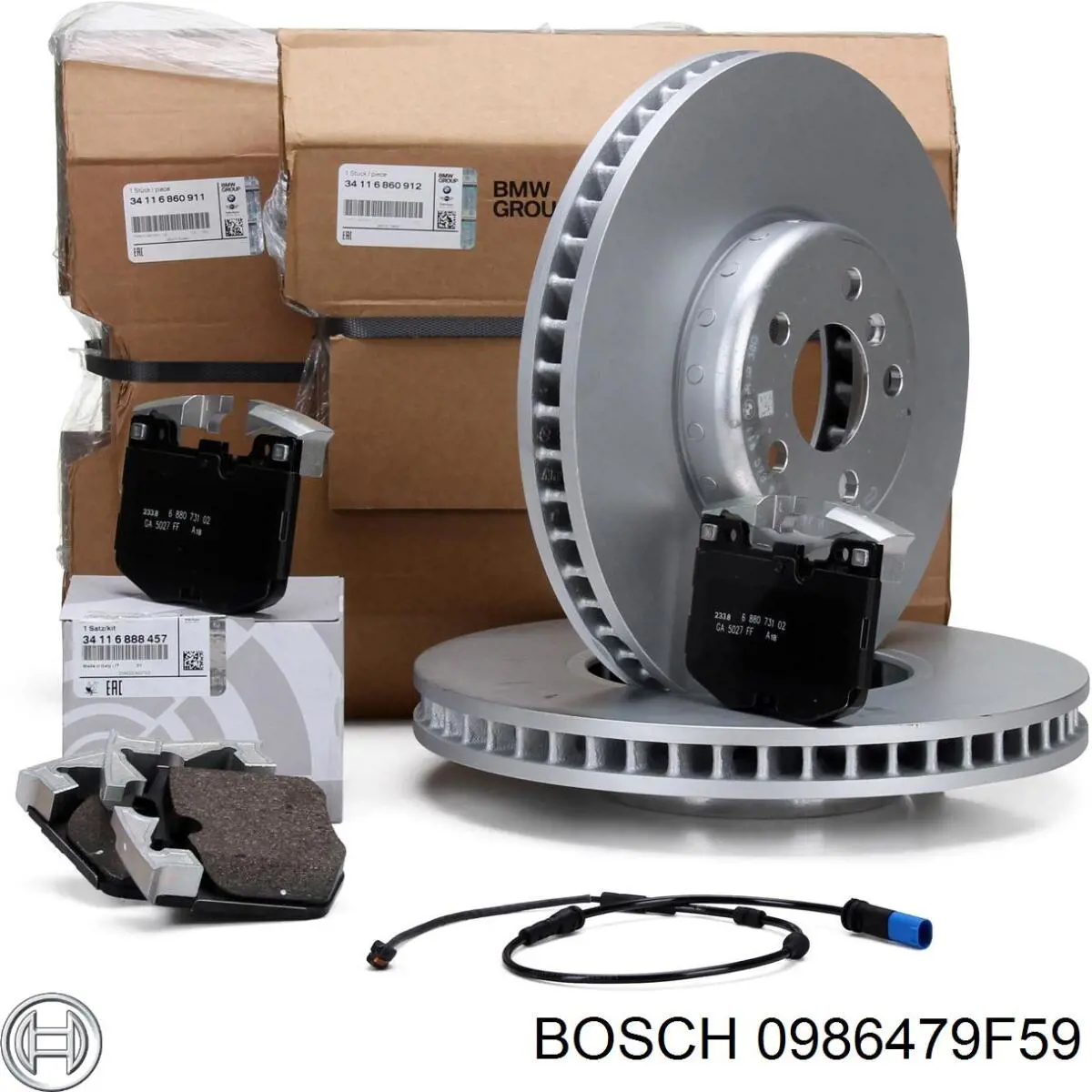 Disco do freio dianteiro Bosch 0986479F59 preço, a partir de 190,97 USD