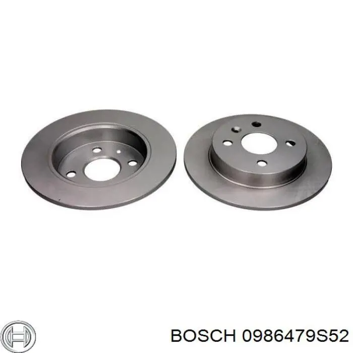 Compre 0986479S52 Bosch Disco do freio traseiro