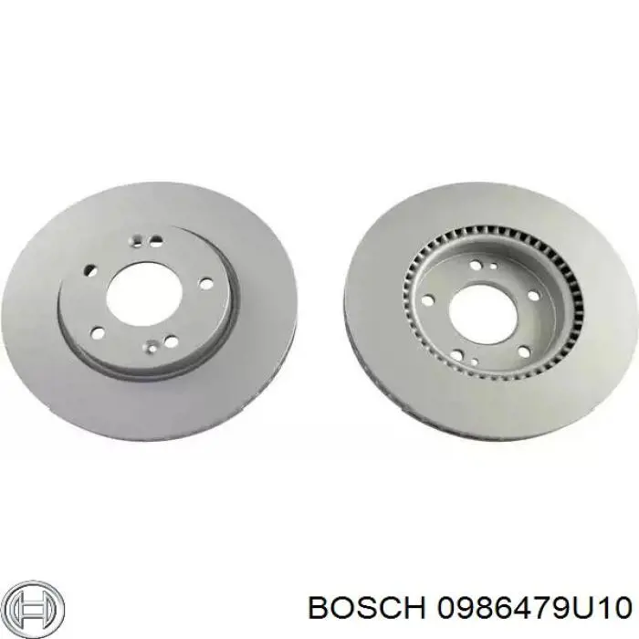 0986479U10 Bosch Disco do freio dianteiro