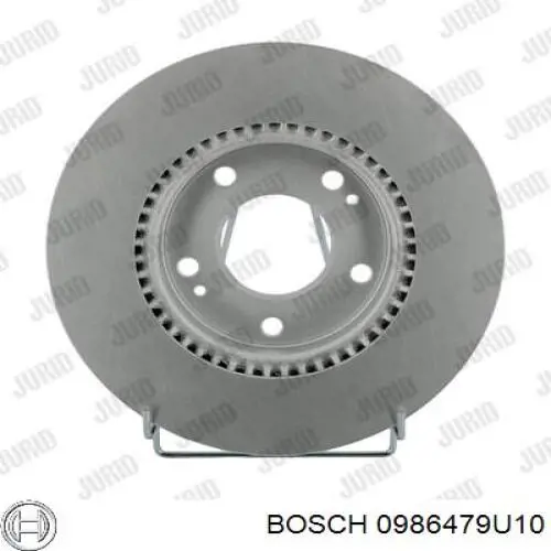 Disco do freio dianteiro 0986479U10 Bosch