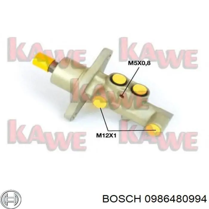 Compre 0986480994 Bosch Cilindro mestre do freio