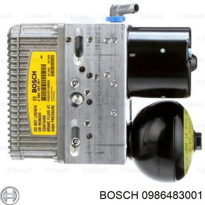 Acumulador hidráulico do freio do sistema 0986483001 Bosch