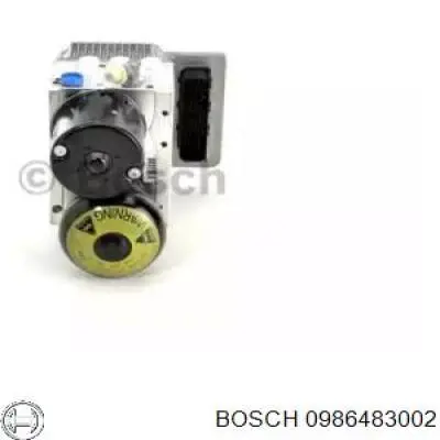 Unidade hidráulico de controlo ABS 0986483002 Bosch