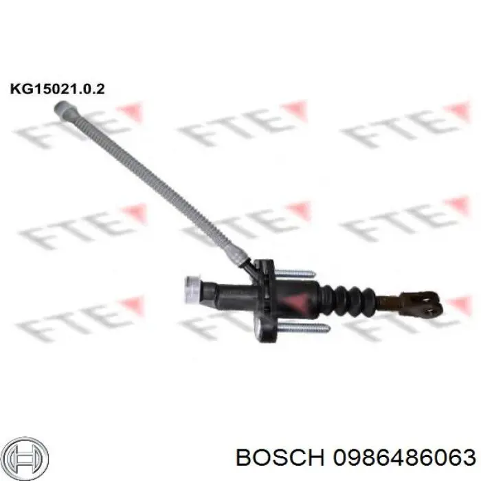 Compre 0986486063 Bosch Cilindro mestre de embraiagem