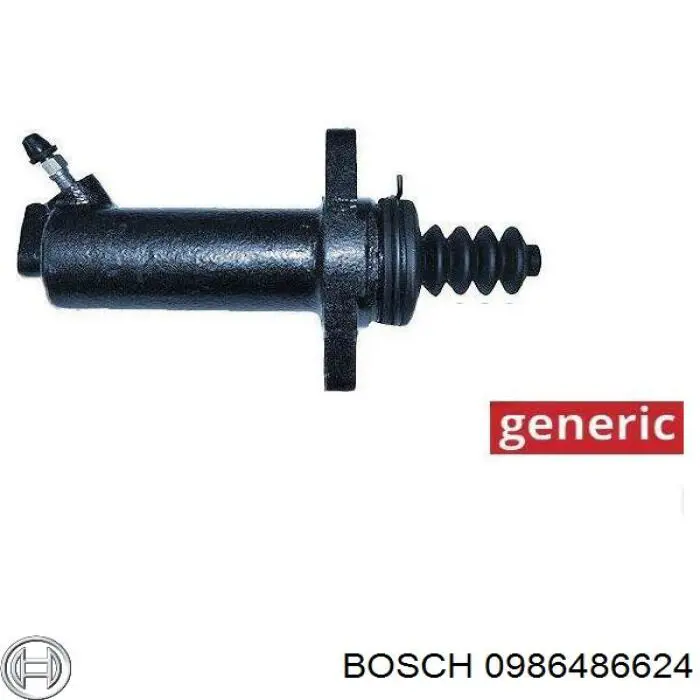 0986486624 Bosch Cilindro de trabalho de embraiagem