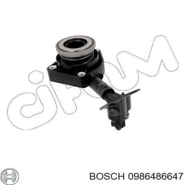 0986486647 Bosch Cilindro de trabalho de embraiagem montado com rolamento de desengate