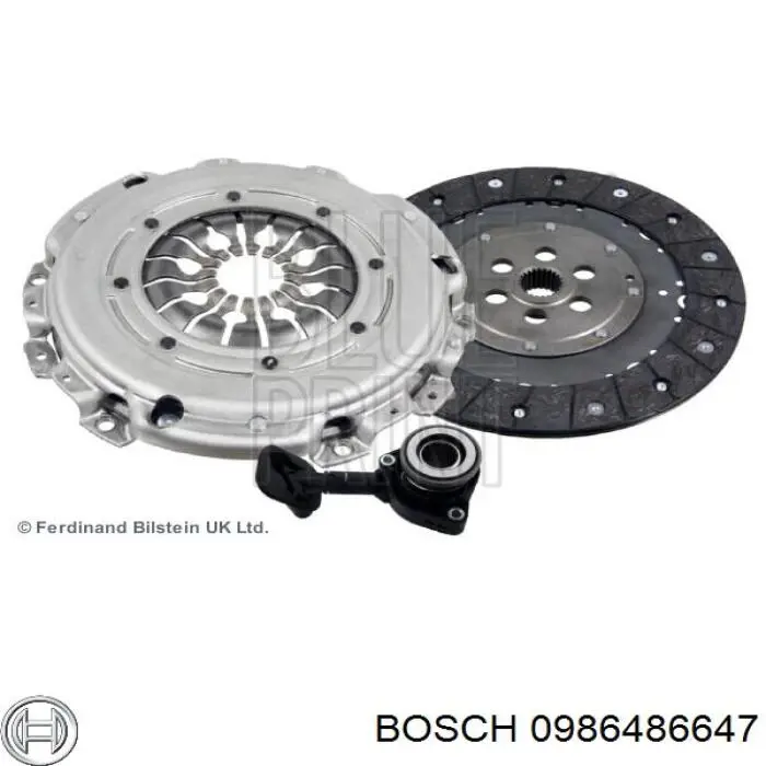 Cilindro de trabalho de embraiagem montado com rolamento de desengate Bosch 0986486647 preço, a partir de 62,75 USD