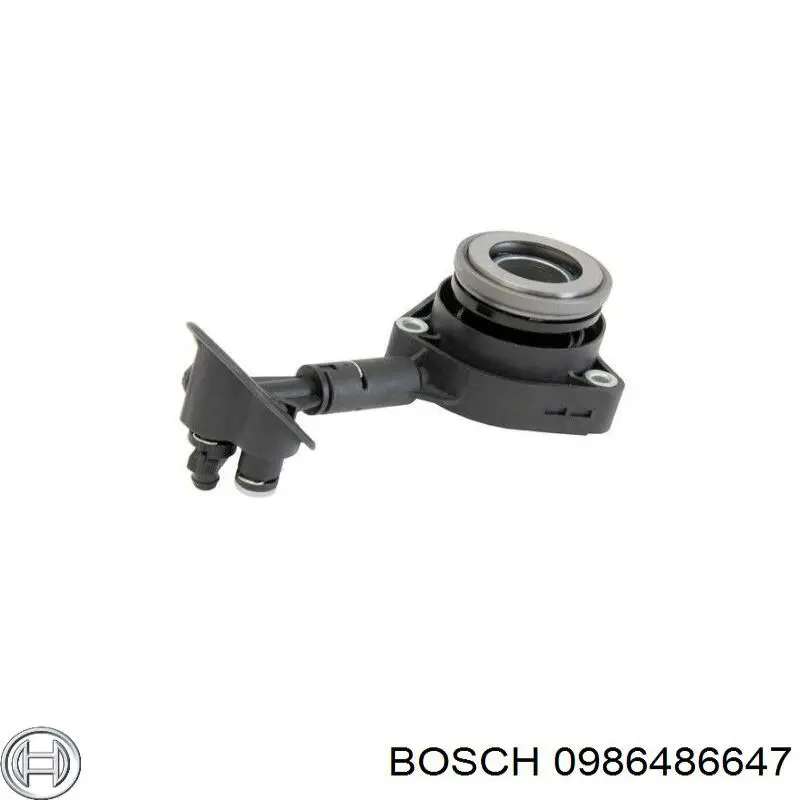 Cilindro de trabalho de embraiagem montado com rolamento de desengate 0986486647 Bosch