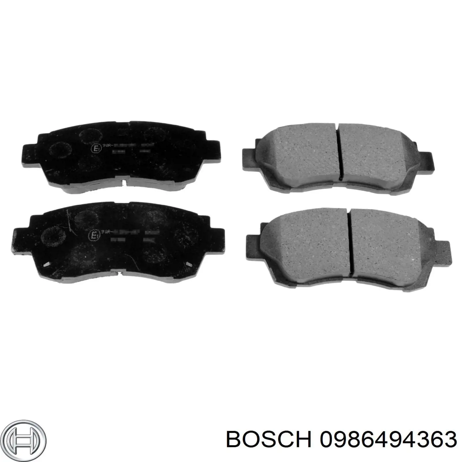Sapatas do freio dianteiras de disco Bosch 0986494363 preço, a partir de 60,22 USD