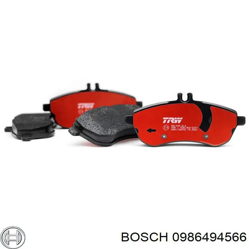 Sapatas do freio dianteiras de disco Bosch 0986494566 preço, a partir de 31,63 USD