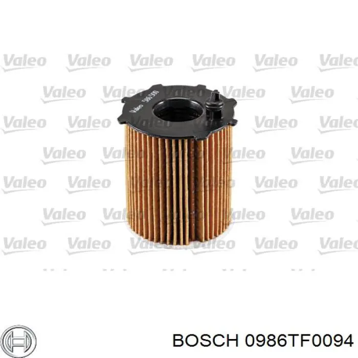 0986TF0094 Bosch Filtro de óleo