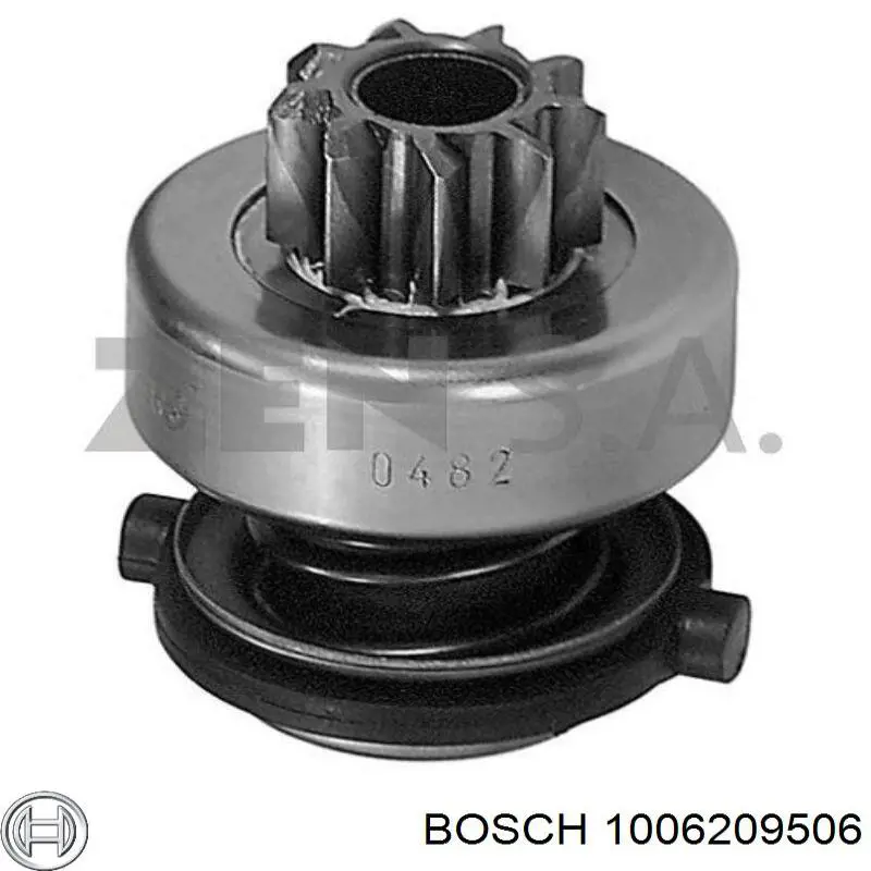 1006209506 Bosch Roda-livre do motor de arranco