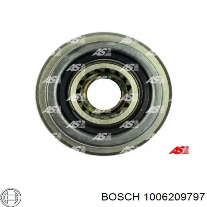 Roda-livre do motor de arranco 1006209797 Bosch